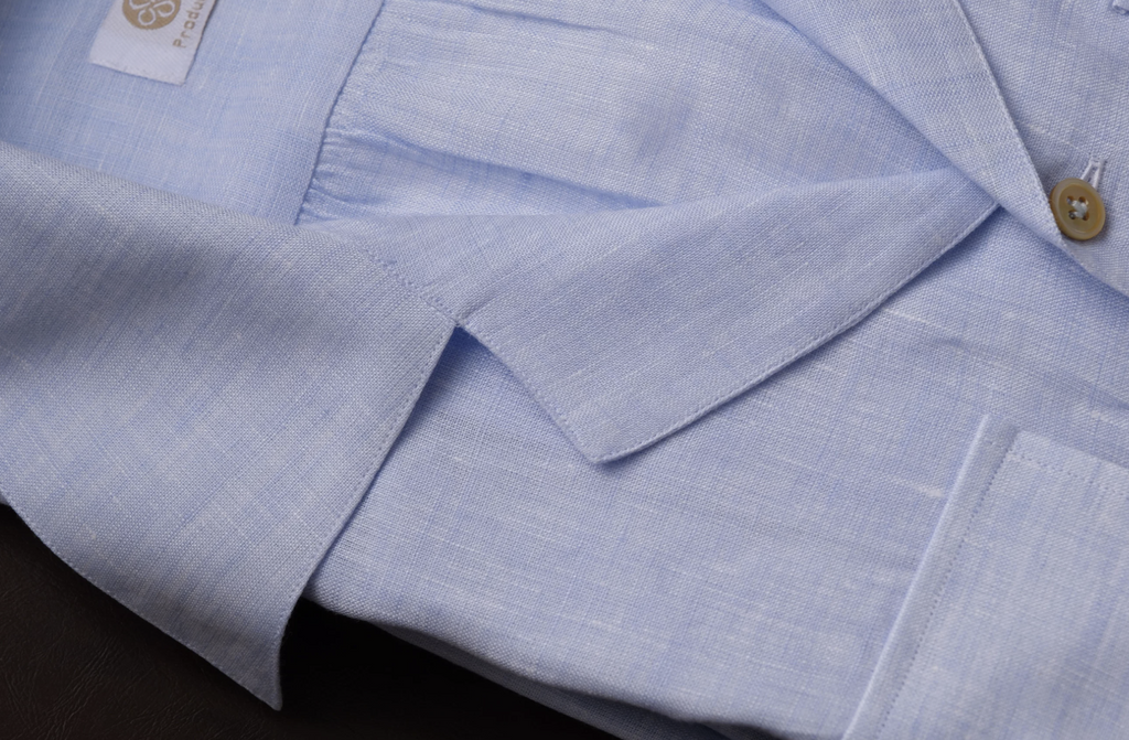 Irish Linen Light Blue Shirt